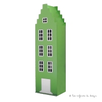 Armoire maison Amsterdam escalier - Vert pomme